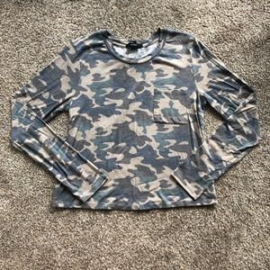 Forever 21 Camo Long-sleeve Shirt